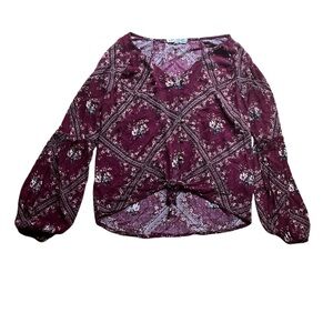 Jolt Women’s Medium Purple Pullover Top